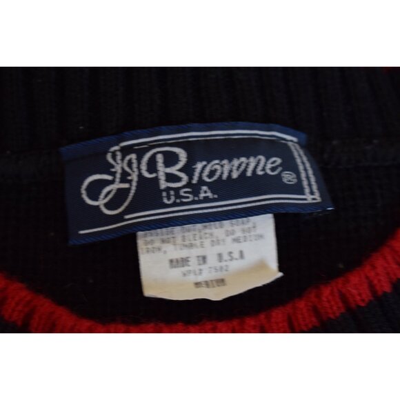 Vintage 90s Acrylic Christmas Ugly Sweater size M - Picture 8 of 10